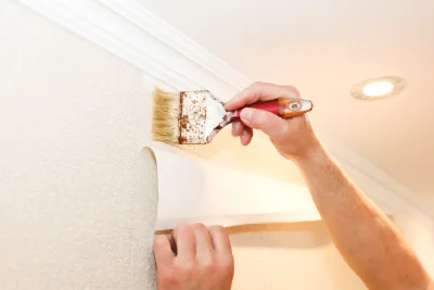 Pose de papier peint à Requeil — revêtements muraux et toiles de verre